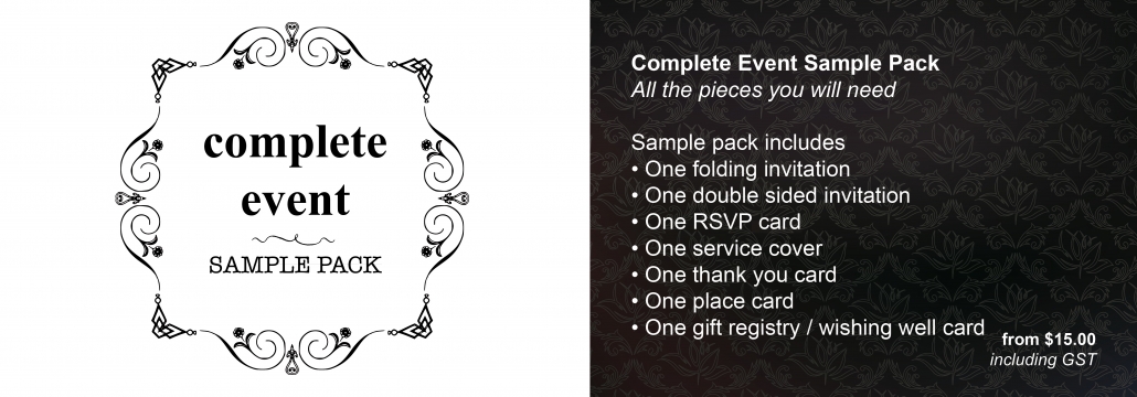 Invitation Sample Packs_Complete Event Sample Pack