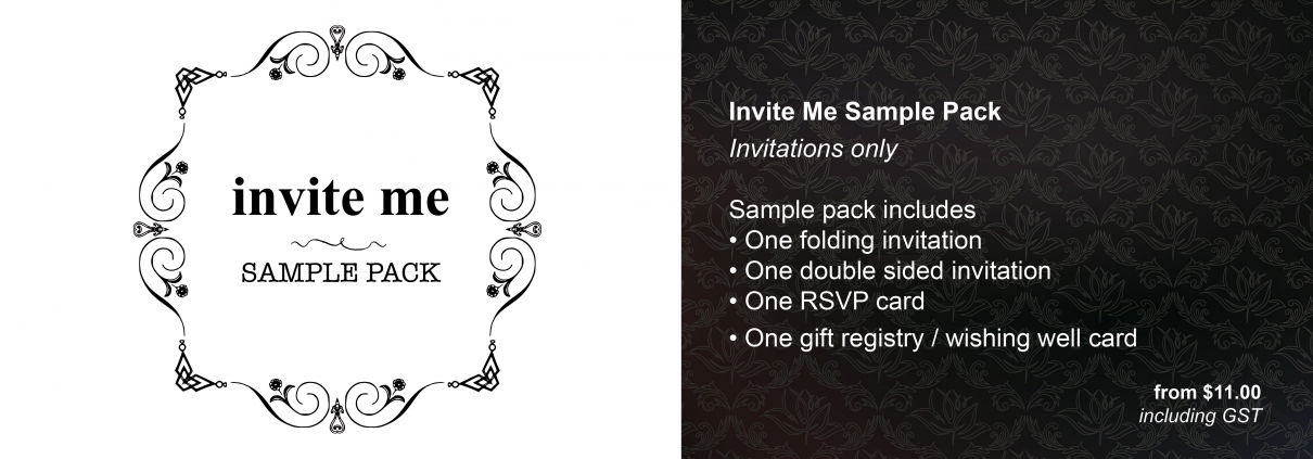 Invitation Sample Packs_Invite Me Sample Pack