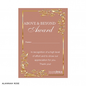 Product Image_Above and Beyond Award Certificate