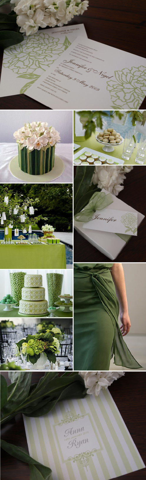 green wedding theme green wedding invitations