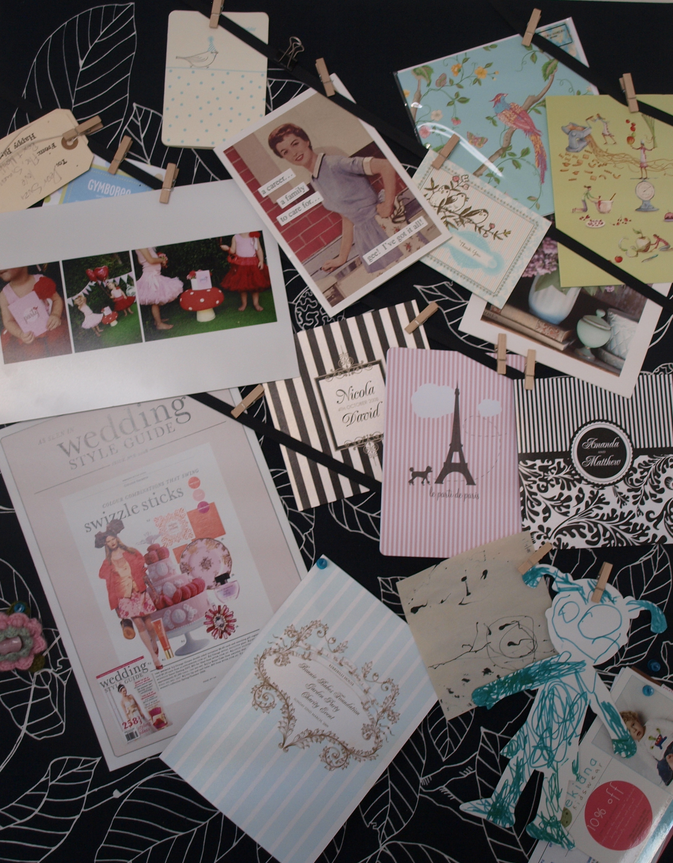 pin board wedding inspiration